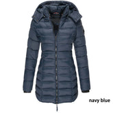 Casaco Feminino de Inverno com Capuz e Zíper - Acolhedor, Elegante e Leve - (Promoção de Inverno 2026)