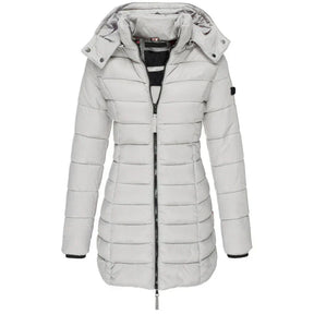 Casaco Feminino de Inverno com Capuz e Zíper - Acolhedor, Elegante e Leve - (Promoção de Inverno 2026)