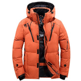 Jaqueta Masculina de Inverno Térmica com Capuz