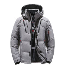 Jaqueta Masculina de Inverno Térmica com Capuz