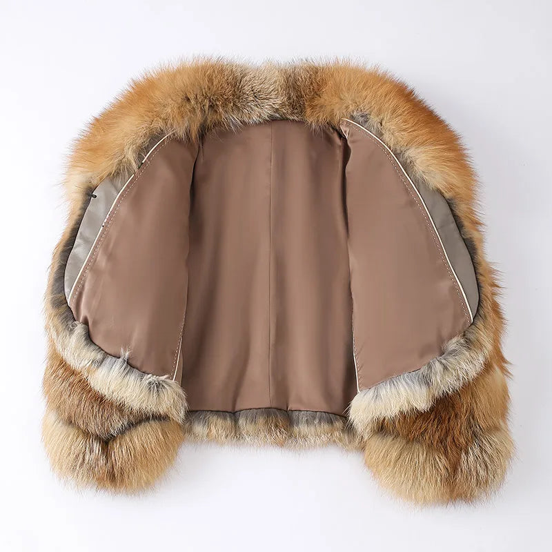 Casaco Feminino com Gola Alta Peluciado Para Inverno – (Promoção de Inverno 2026)