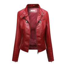 Jaqueta Feminina Slim com Gola Alta Estilo Biker - (Promoção de Inverno 2026)