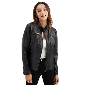Jaqueta Feminina Casual com Zíper Estilo Streetwear - (Promoção de Inverno 2026)