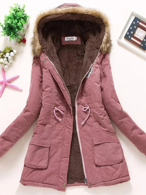 Jaqueta Parka Feminina Acolchoada com Saphira