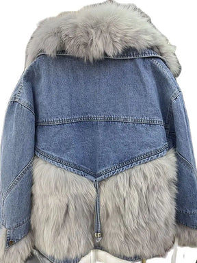 Casaco Feminino Jeans Para Inverno Peluciado Confortável – (Promoção de Inverno 2026)