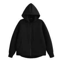 Casaco Feminino com Capuz e Bolsos Oversized