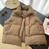 Colete Feminino Elegante com Gola Alta Acolchoado - (Promoção de Inverno 2026)