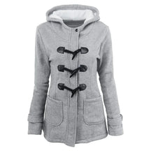 Casaco Feminino Básico com Capuz e Zíper - Sobretudo Casual para Outono/Inverno - (Promoção de Inverno 2026)