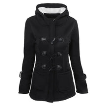 Casaco Feminino Básico com Capuz e Zíper - Sobretudo Casual para Outono/Inverno - (Promoção de Inverno 2026)