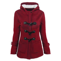 Casaco Feminino Básico com Capuz e Zíper - Sobretudo Casual para Outono/Inverno - (Promoção de Inverno 2026)