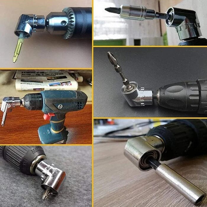 Adaptador Angular PowerMax 105° para Broca e Parafusadeira [COMPRE 1, LEVE 2 + BRINDE] UNISSEX - CASA - FERRAMENTAS - ADAPTADOR BROCA Dm Stores 