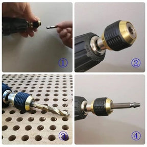 Adaptador De Brocas Para Furadeira adaptador de broca - 01 A minha loja 