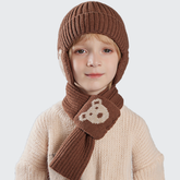 Gorro e Cachecol Infantil de Inverno