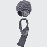 Gorro e Cachecol Infantil de Inverno