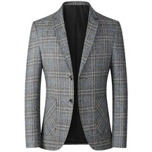 Blazer Masculino Casual Slim Fit TERNO003 Sr Alpha Cinza P 