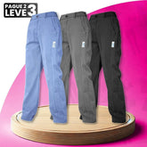 Calça Feminina Aurora em Malha de Seda Gelo e Poliéster (Sua Nova Peça Favorita!) FEMININO - ROUPAS - CALÇA 2 Dm Stores Azul/Cinza/Preto PP 