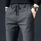 Calça Masculina Alfaiataria Elegance Puro Egípcio Moda Masculina - 06 A minha loja Cinza Clássico 38 (50 a 60kg) 