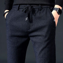 Calça Masculina Alfaiataria Elegance Puro Egípcio Moda Masculina - 06 A minha loja Preto Clássico 38 (50 a 60kg) 