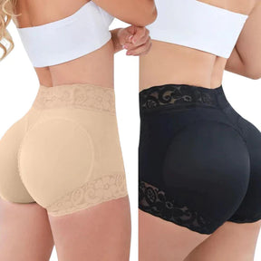 Calcinha Modeladora Afina Cintura e Modela o Bumbum - Compre 1 e leve 2 Roupas (Sutiãs e Calcinhas 9) Dm Stores Preto + Bege PP 