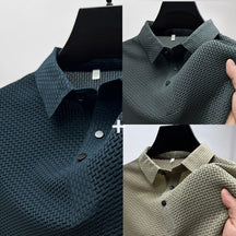 Camisa Polo Ice Masculina - COMPRE 1 LEVE 3 Camisa Polo Ice Masculina - COMPRE 1 LEVE 3 A minha loja Azul+Bege+Cinza P 