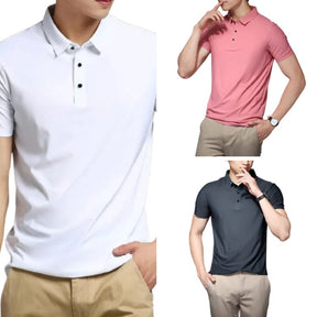 Camiseta Masculina Premium ComfortDry – Anti-Amassado, Anti-Odor e Ultra Confortável MASCULINO - ROUPAS - CAMISA COMFORTDRY Dm Stores 