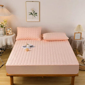 Capa Para Colchão Impermeável MaxFlex + 2 Fronhas Luxo UNISSEX - CASA - CAPA PARA COLCHAO 1 Dm Stores Rosa SOLTEIRO (200x90CM) 