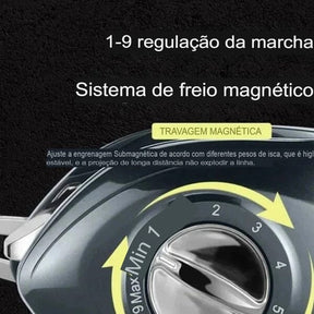 Carretilha PENN 15Kg Drag 18+1 Rolamentos Anti-Cabeleira UNISSEX - ACESSORIOS - CARRETILHA 10 Dm Stores 