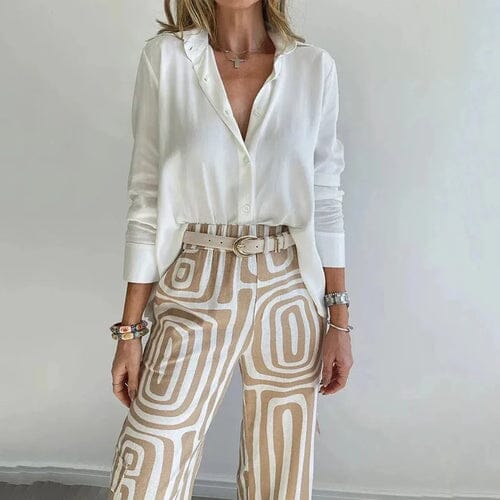 ComfortFit Larissa: Conjunto Versátil e Sofisticado FEMININO - ROUPAS - CONJUNTO BLUSA 3 Dm Stores 