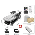 Drone com Câmera 1080P GPS WIFI e 5KM | LGraphic (+5 Brindes) Eletrônicos (Drone 6) Dm Stores 1 Bateria 