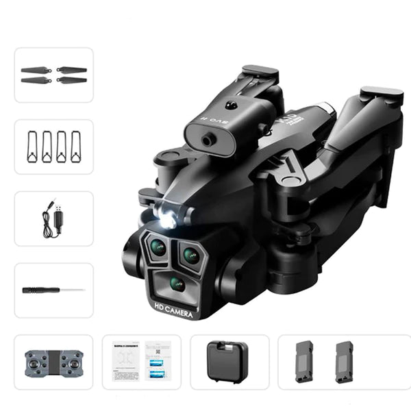 Drone Profissional com Câmera 8K UltraHD Gps Wifi e Desvio Automático - K10 Max Eletrônicos (Drone 2) Dm Stores 2 Baterias 