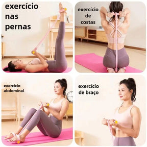 Elástico de Treino Caseiro - 250+ Variações de Treinos UNISSEX - ESPORTES - ELÁSTICO Dm Stores 
