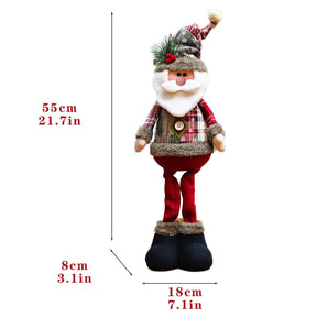 Encantos de Natal - Kit Bonecas Festivas Papai Noel, Boneco de Neve e Rena [Leve 3 Pague 2] UNISSEX - DECORAÇAO - BONECOS NATAL 1 Dm Stores 