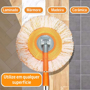 Esfregão de Limpeza Ajustável Giratório 360° Super Giro casa e cozinha - 24 A minha loja 