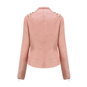 Jaqueta Feminina Fashion Style Estilo Biker com Zíper - (Promoção de Inverno 2026)