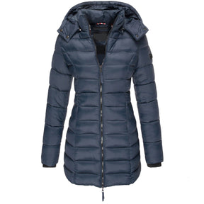 Casaco Feminino de Inverno com Capuz e Zíper - Acolhedor, Elegante e Leve - (Promoção de Inverno 2026)