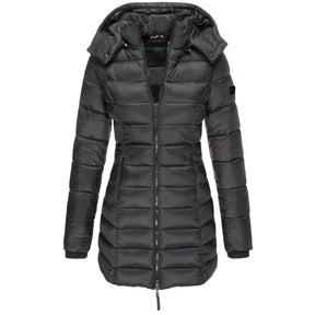 Casaco Feminino de Inverno com Capuz e Zíper - Acolhedor, Elegante e Leve - (Promoção de Inverno 2026)