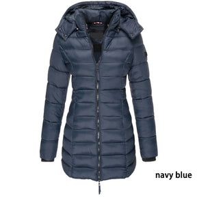 Casaco Feminino de Inverno com Capuz e Zíper - Acolhedor, Elegante e Leve - (Promoção de Inverno 2026)
