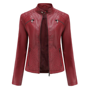 Jaqueta Feminina Casual com Zíper Estilo Streetwear - (Promoção de Inverno 2026)