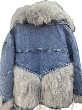 Casaco Feminino Jeans Para Inverno Peluciado Confortável – (Promoção de Inverno 2026)