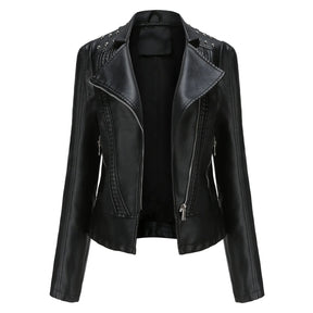 Jaqueta Feminina Fashion Style Estilo Biker com Zíper - (Promoção de Inverno 2026)
