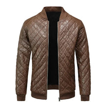 Jaqueta de Couro Masculina Race G1 - JAQUETA03 Sr Alpha Marrom P 