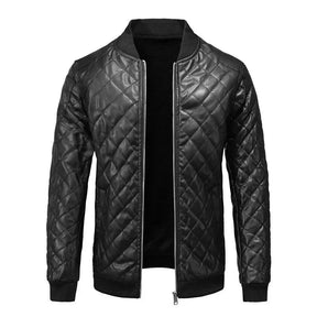 Jaqueta de Couro Masculina Race G1 - JAQUETA03 Sr Alpha Preto P 