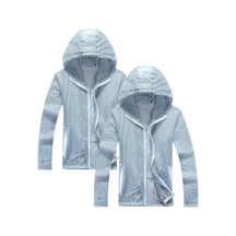 Jaqueta Esportiva Ultrafina com Proteção UV e Capuz [Pague 1 e Leve 2] UNISSEX - ROUPAS - JAQUETA 1 Dm Stores Cinza/Cinza 