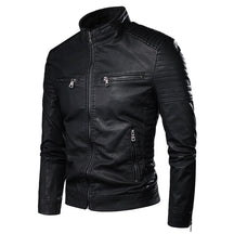 Jaqueta Masculina Couro Italiana ROUPACOURO003 G2 Sr Alpha Preta PP 
