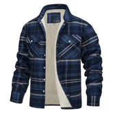 Jaqueta Masculina Xadrez G10 JaquetaXadrez01 Sr Aflha Azul Marinho PP 50-56kg 