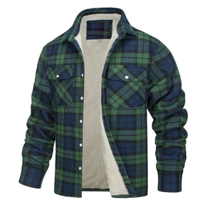 Jaqueta Masculina Xadrez G10 JaquetaXadrez01 Sr Aflha Verde PP 50-56kg 
