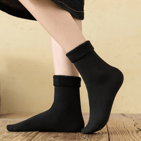 Meia Nuvem- Pés Quentes Térmica (Aveludada) + BRINDE SURPRESA Roupas (Meias 5) Dm Stores 