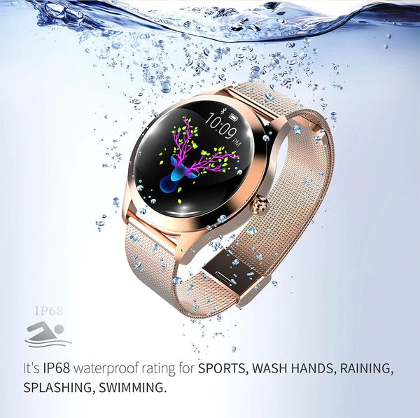 Novo Smartwatch Feminino KW10 Eletrônicos (Smartwatches 4) Dm Stores 