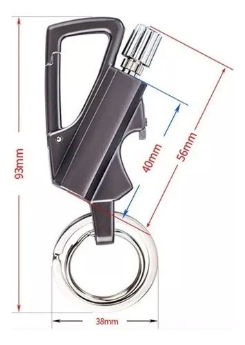 (PAGUE 1 E LEVE 2) Chaveiro-Isqueiro Tactical Pro UNISSEX - ACESSORIO - CHAVEIRO ISQUEIRO Dm Stores 