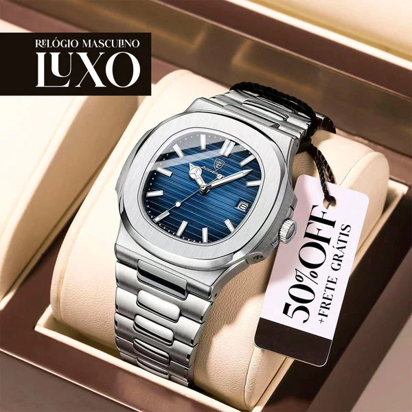 Relógio de Luxo Masculino 2024 Joias & Acessórios (Relógio 7) Dm Stores 